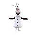 Olaf Snowman Mascot Costume Cospaly Cartoon Character Adult Size