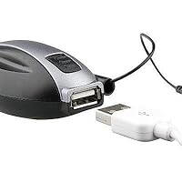Motorola ELITE SLIVER Bluetooth Headset Retractable Car Charger w/USB Dual Charge Functionality