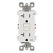 Leviton W7899-TRE 20 Amp, 125 Volt, SmartlockPro GFCI Duplex Receptacle, Weather-Resistant, Tamper- Resistant, Wallplate sold separately, Black