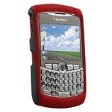 3-Layer Cell Phone Covers for BlackBerry 8330 - Red