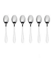6 Stainless Steel Spoons