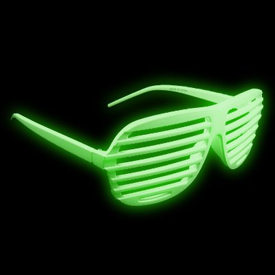 New Glow In The Dark Shutter Shades