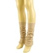 Cotton Thin Summer Leg Warmers Yoga Cardio Dance Beige