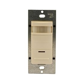 Leviton OSS10-IDT Decora Passive Infrared Wall Switch Occupancy Sensor, 180 Degree, 2100... by Leviton