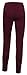 Women's Stretch Pull On Zip Detail Casual Straight Leg Career Pencil Pant