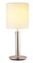 Adesso Hollywood Table Lamp, Satin Steel