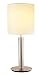 Adesso Hollywood Table Lamp, Satin Steel