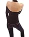 PattyBoutik Women's Halter Cut Out Shoulder Long Sleeve Top