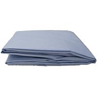 4 Pc. Cotton/Poly Cot Sheet & Pillowcase Set - Light Blue