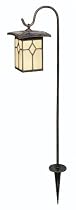 Brinkmann 822-0578-4 4-Piece Garden Prairie Solar Stake Light