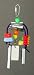 Prevue Hendryx Products Chime Bird Toy Summer Breeze