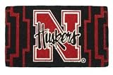 Nebraska Cornhuskers Welcome Mat Bleached