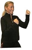 Danskin Meditate on Cotton Black Jacket