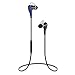 2015 Newest Bluetooth 4.0 Wireless Stereo Earbuds with Noise Cancellation Sports Earphones Headphones, Say Yes or No to pick or reject call, Support 5 Languages Voice Prompt Headsets with Voice Control Function.(Blue)
