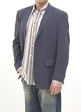 Oscar De La Renta Blue Washed Silk Sport Coat