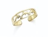 14K 3 Dolphins toe ring - GH24278