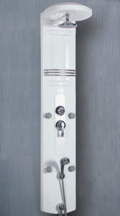 Buy Shower Panel 4 Massage Jets Body Sprays with Shelf 8004 (Bath Mart Showers, Plumbing, Bathtubs Showers & Saunas, Showers, Shower Towers)
