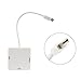 ETvalley Mini Display Adapter Port Thunderbolt to HDMI Adapter for Apple MacBook Pro MacBook Air Mini DP Port 3 in 1(White), 2.2 x 2.2 x 0.6 inches