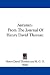 Book Autumn: From The Journal Of Henry David Thoreau