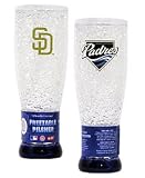 San Diego Padres Crystal Pilsner Glass - Baseball Sports Merchandise