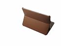 Protective Case and 4-In-1 Stand with Carbon Fiber print for Apple iPad-1 3G / Wifi (Camel Brown)
