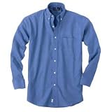 Mens Long Sleeve Teflon Pinpoint Shirt