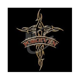 Christian T-shirt Forgiven Tribal Cross Design Religious