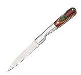 Fury Eureka Texas Toothpick Folding Knife, Multi Color Wood Handle, 3.75-Inch