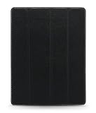 Melkco Apple iPad 2 Ultra Slim Handmade Premium Genuine Cowhide Leather Case Slimme Cover Flip Type with sleep mode function - Black