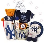 Yankees Spring Training Starter Kit Baby Boy Gift Basket