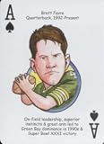 Brett Favre - Oddball Green BAY Packers Playing Card