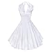 ILover Women's 1950s Vintage Marilyn Monroe Rockabilly large swing Dress