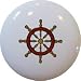 Helm Nautical Ceramic Cabinet Drawer Pull Knob