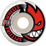 Spitfire F1 Street Burners Bighead White Skateboard Wheels - 52mm 99a (Set of 4)