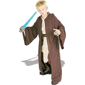 Star Wars tm Jedi tm Deluxe Child Robe Size Medium age range 5-7 years