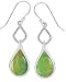 Boma Green Turquoise Teardrop Dangle Earrings