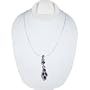 Sterling Silver Lapiz Gemstone Pendant 1.75 Inches