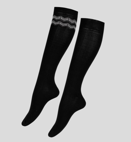 2 Pairs of Zig Zag Knee Highs