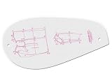 25cm Metric Graduated French Ship Curves Curve Drawing Drafting Template Stencil – Fashion Garment Tailoring Sewing Dressmaking Design