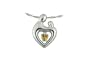 0.50 (1/2) cttw Medium Sterling Silver Mother and Child� November Pendant by Janel Russell