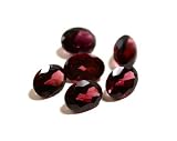 5 Pieces Loose Garnet Gemstone 6 x 6mm Round Cut Natural Gemstone Loose Gemstone January Birthstone