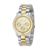 Best Price Michael Kors Quartz, Gold Dial with Two Tone Metal Bracelet - Womens Watch MK5137