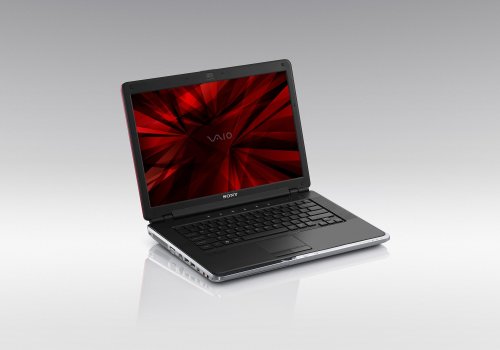 Sony VAIO VGN-CR305E & RC 14.1-inch Laptop (1.6 GHz Intel Pentium Dual Core T2330 Processor, 1 GB RAM, 200 GB Hard Drive, Vista Premium) Red image