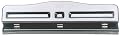 Officemate Adjustable Three Hole Punch, Black (90095)
