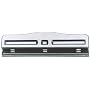 Officemate Adjustable Three Hole Punch, Black (90095)