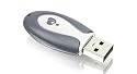 IOGear Enhanced Data Rate Bluetooth USB Adapter with Range up to 66 ft. GBU221 (Grey)