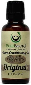 PureBeard Conditioning Oil for Beard- The Original (30ml/1 fl. oz) with Kent 81T Beard Comb by PureBeard