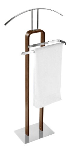 Wenko 18558100 Herrendiener Tallone - Holz-Chrom, 48 x 107 x 20 cm, Walnuss-Optik Preisvergleich