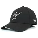 Florida Marlins Black and White Ace Hat