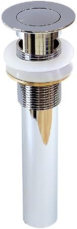 AquaOne 1 1/2" Chrome Finish Pop-Up Drain With Overflow For Bath Bathroom Lavatory Sink